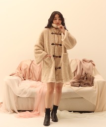 duffle boa mini coat