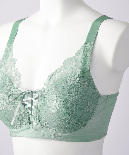 YU'NOW（ユナウ）の「谷間メイクのぷるるんナイトブラ（ナイトブラ・レディース・グリーン/ブラック/クリーム・M/L/XL）」の9枚目の写真