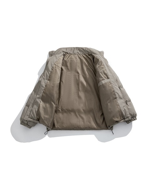 HOOK（フック）の「【HOOK】ベーシックハイネック中綿ジャケット（ダウンジャケット/コート・メンズ・ネイビー/ベージュ・M/L/XL/XXL）」の10枚目の写真