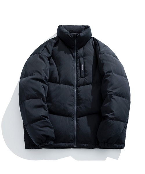 HOOK（フック）の「【HOOK】ベーシックハイネック中綿ジャケット（ダウンジャケット/コート・メンズ・ネイビー/ベージュ・M/L/XL/XXL）」の21枚目の写真