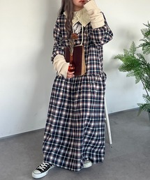 kutir | 2wayリボンチェックワンピース(ワンピース)