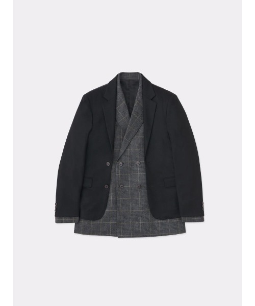 SOFTHYPHEN（ソフトハイフン）の「DOUBLE FRONT JACKET（テーラード
