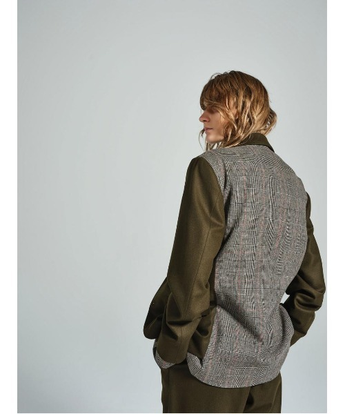 SOFTHYPHEN テーラードドッキングジャケット SOFTHYPHEN（ソフトハイフン）の「DOUBLE FRONT JACKET（テーラード