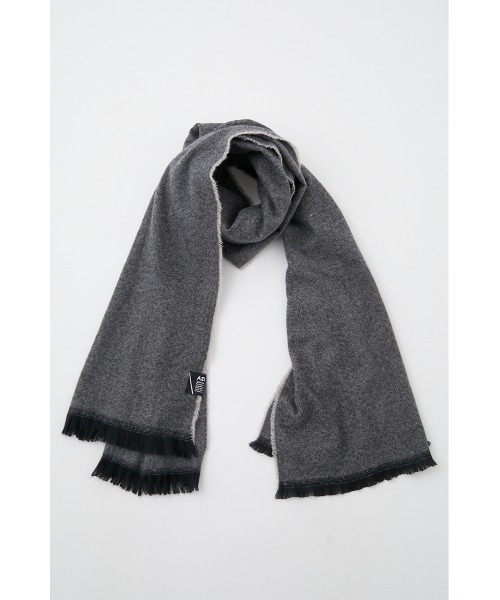 AZUL by moussy（アズールバイマウジー）の「SOFT TOUCH CHECK MUFFLER/ソフトタッチチェックマフラー（マフラー・メンズ・ブラック系その他/グレー系その他・FREE）」の13枚目の写真