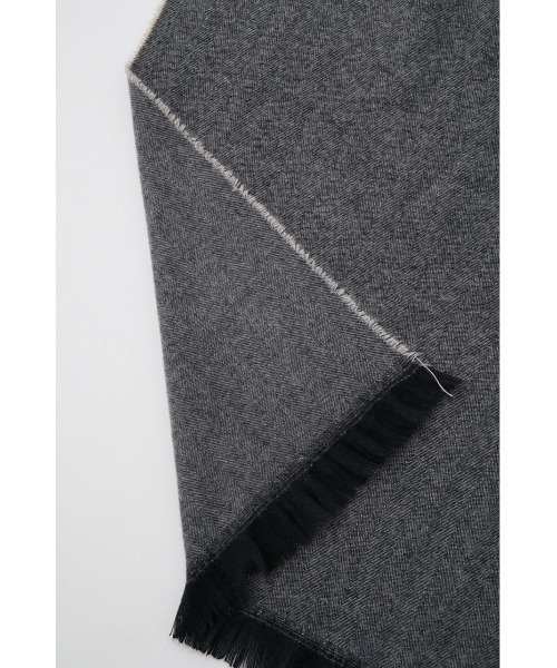 AZUL by moussy（アズールバイマウジー）の「SOFT TOUCH CHECK MUFFLER/ソフトタッチチェックマフラー（マフラー・メンズ・ブラック系その他/グレー系その他・FREE）」の16枚目の写真