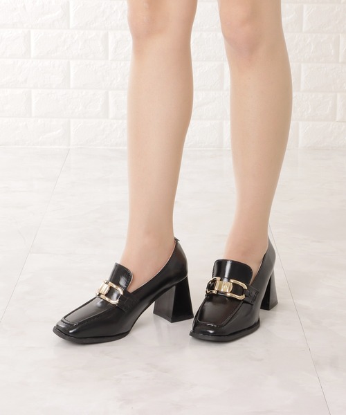 本物HERMES♥ローファー♥ブーティ♥激レア♥チャンキーヒール♥レースアップ♥ セール】チャンキーヒールビットローファー（ローファー）｜Lace