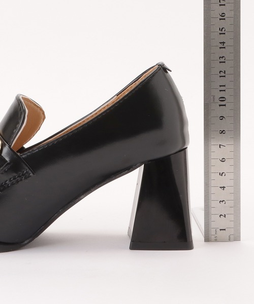 セール】チャンキーヒールビットローファー（ローファー）｜Lace