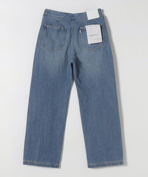 SHIPS any（シップス エニィ）の「SHIPS any:〈ウォッシャブル〉マリン ストレート デニム パンツ［SHIPS any DENIM］◇（デニムパンツ・レディース・ブルー・36/38/40）」の4枚目の写真