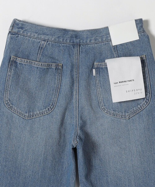 SHIPS any（シップス エニィ）の「SHIPS any:〈ウォッシャブル〉マリン ストレート デニム パンツ［SHIPS any DENIM］◇（デニムパンツ・レディース・ブルー・36/38/40）」の5枚目の写真