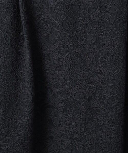 LAURA ASHLEY(ローラアシュレイ)の「【セレモニー対応/同素材ジャケットあり/洗える】ダマスクジャカードタックスカート(スカート・レディース・ネイビー系8・38/40)」の9枚目の写真