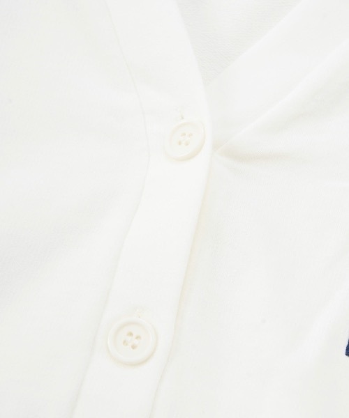 repipi armario（レピピ アルマリオ）の「【repipi armario / レピピアルマリオ】キッズ裏毛カーディガン（カーディガン/ボレロ・キッズ・杢グレー/ホワイト/ピンク・140/150/160/170）」の20枚目の写真