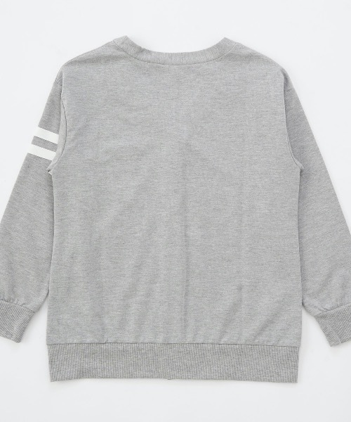 repipi armario（レピピ アルマリオ）の「【repipi armario / レピピアルマリオ】キッズ裏毛カーディガン（カーディガン/ボレロ・キッズ・杢グレー/ホワイト/ピンク・140/150/160/170）」の16枚目の写真