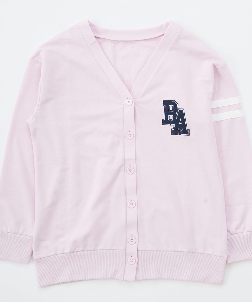 repipi armario（レピピ アルマリオ）の「【repipi armario / レピピアルマリオ】キッズ裏毛カーディガン（カーディガン/ボレロ・キッズ・杢グレー/ホワイト/ピンク・140/150/160/170）」の11枚目の写真