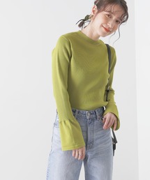 N.（N. Natural Beauty Basic） | ◆ベルスリーブリブニット(ニット/セーター)