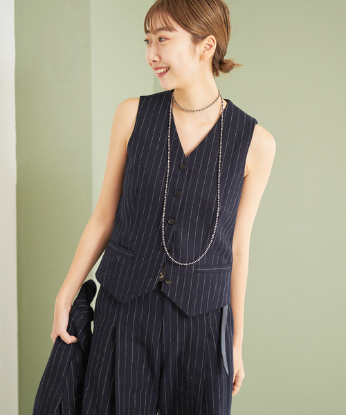 plage プラージュmasculineベスト セール】Masculine ベスト（ベスト）｜Plage（プラージュ）の