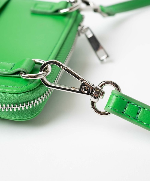 WEGO（ウィゴー）の「WEGO/マルチジップウォレットショルダー（ショルダーバッグ・レディース・ブラック/グリーン/ライトベージュ・FREE）」の22枚目の写真