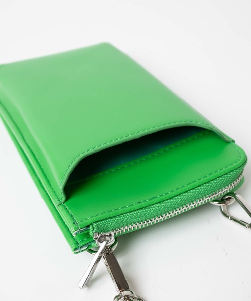 WEGO（ウィゴー）の「WEGO/マルチジップウォレットショルダー（ショルダーバッグ・レディース・ブラック/グリーン/ライトベージュ・FREE）」の20枚目の写真