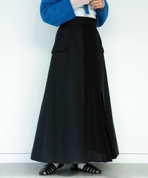 Ray BEAMS | Ray BEAMS / フロント プリーツ カーゴ スカート(スカート)