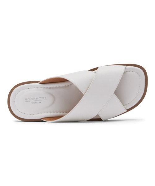 ROCKPORT（ロックポート）の「【WOMEN】ソフィー クロス スライド（サンダル・レディース・ホワイト・23.0cm/23.5cm/24.0cm/24.5cm/25.0cm）」の4枚目の写真