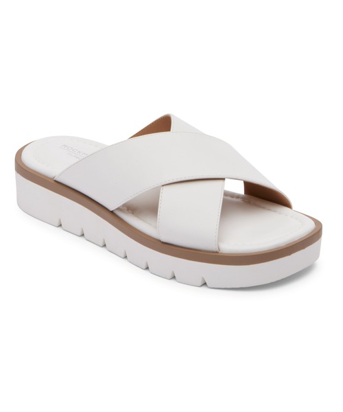 ROCKPORT（ロックポート）の「【WOMEN】ソフィー クロス スライド（サンダル・レディース・ホワイト・23.0cm/23.5cm/24.0cm/24.5cm/25.0cm）」の6枚目の写真