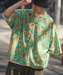 improves | 【improves】総柄＆無地 アンリラクシング 半袖 オープンカラーシャツ(シャツ/ブラウス)