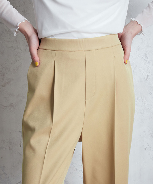 LE SOUK HOLIDAY(ルスークホリデー)の「スマートワイドパンツ(スラックス・レディース・ベージュ/ブラック/ネイビー・M/L/S)」の17枚目の写真