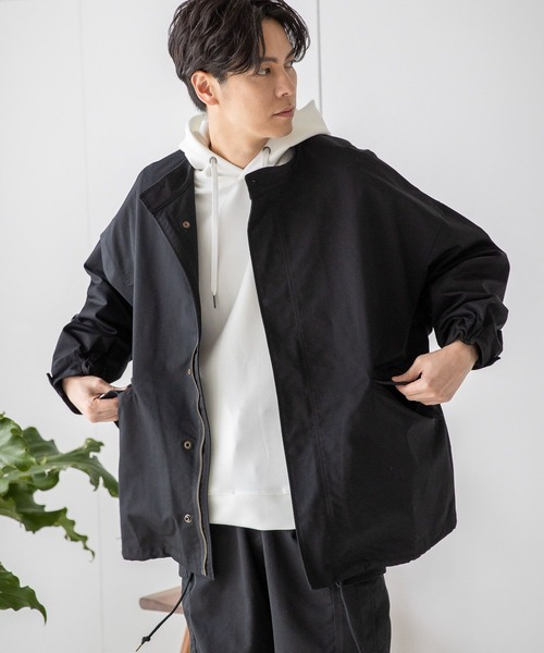 LAKOLE(ラコレ)の「TCショートモッズコート / 179016(モッズコート・メンズ・ブラック/オリーブ・X-LARGE/MEDIUM/LARGE)」の2枚目の写真