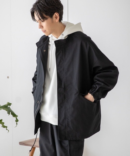 LAKOLE ベージュ コート セール】TCショートモッズコート / 179016（モッズコート