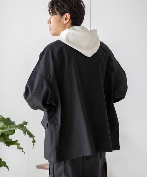 LAKOLE(ラコレ)の「TCショートモッズコート / 179016(モッズコート・メンズ・ブラック/オリーブ・X-LARGE/MEDIUM/LARGE)」の5枚目の写真
