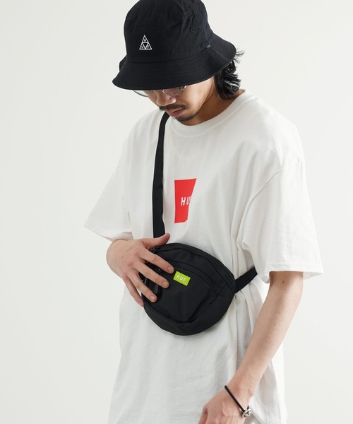 HUF(ハフ)の「HUF / ハフ BUNKER SHOULDER BAG 1.2L ショルダーバッグ(ショルダーバッグ・メンズ・ブラック・FREE)」の3枚目の写真