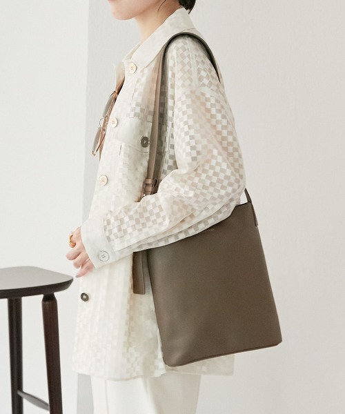 COLLAGE GALLARDAGALANTE（コラージュガリャルダガランテ）の「【OT】チェックメッシュシャツジャケット（シャツ/ブラウス・レディース・オフホワイト/グリーン・FREE）」の15枚目の写真