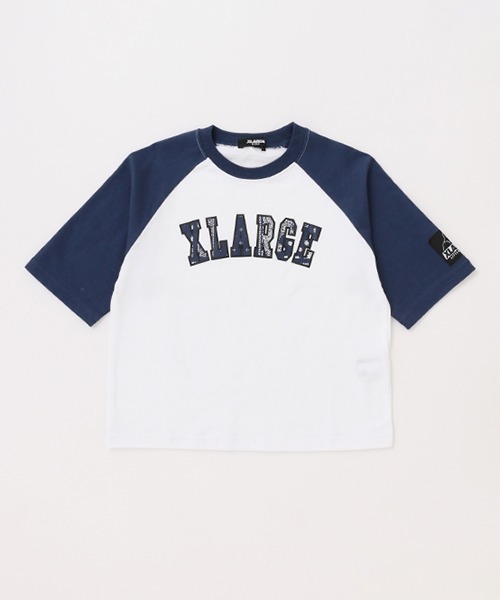 XLARGE KIDS（エクストララージキッズ）の「ロゴラグラン7分T