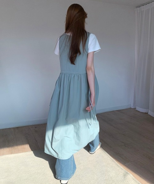 fd style（エフディ スタイル）の「ストリングフレアレイヤードワンピース（ワンピース・レディース・Kelly/Black・FREE）」の12枚目の写真