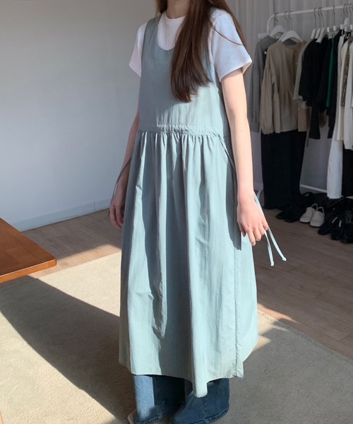 fd style（エフディ スタイル）の「ストリングフレアレイヤードワンピース（ワンピース・レディース・Kelly/Black・FREE）」の9枚目の写真