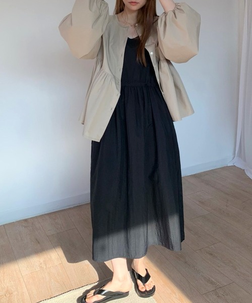 fd style（エフディ スタイル）の「ストリングフレアレイヤードワンピース（ワンピース・レディース・Kelly/Black・FREE）」の11枚目の写真