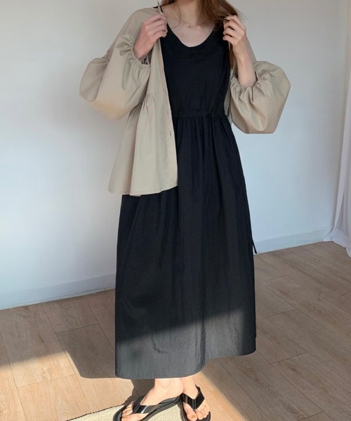 fd style（エフディ スタイル）の「ストリングフレアレイヤードワンピース（ワンピース・レディース・Kelly/Black・FREE）」の21枚目の写真