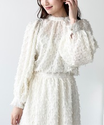 Meli rich | 【セットアップ/オケージョン対応】シアージャガードブラウス(シャツ/ブラウス)