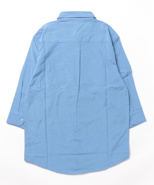 STYLEBLOCK（スタイルブロック）の「TCオックス7分袖BDシャツ（シャツ/ブラウス・メンズ・サックスブルー/ライトグレー/ホワイト/ネイビー・L/M/LL）」の5枚目の写真