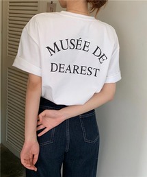 オーバーサイズバックプリントデザインTシャツ