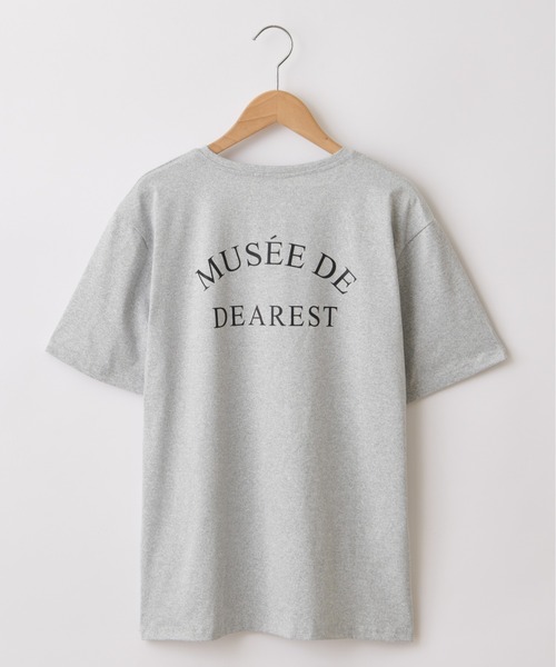 Chaco closet（チャコ クローゼット）の「オーバーサイズバックプリントデザインTシャツ（Tシャツ/カットソー・レディース・グレー/ホワイト/イエロー・FREE）」の10枚目の写真