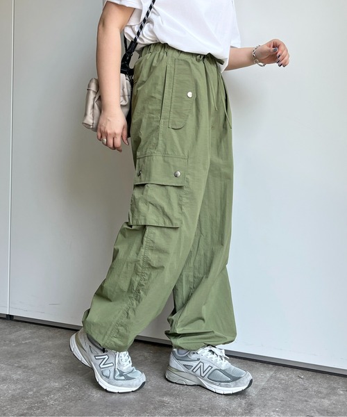 CPCM(シーピーシーエム)の「裾ドロストミリタリーパンツ(カーゴパンツ・レディース・ベージュ/オフホワイト/カーキ・FREE)」の15枚目の写真