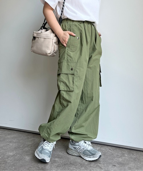 CPCM(シーピーシーエム)の「裾ドロストミリタリーパンツ(カーゴパンツ・レディース・ベージュ/オフホワイト/カーキ・FREE)」の5枚目の写真