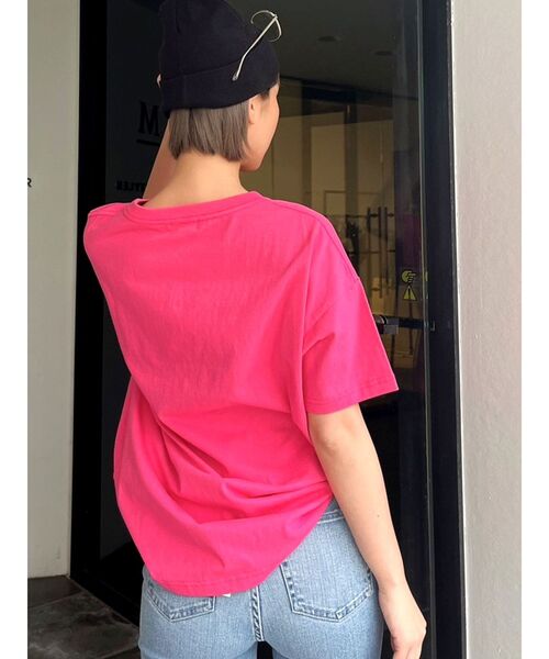 GYDA（ジェイダ）の「BROWSE Bijou BIG Tシャツ（Tシャツ/カットソー・レディース・ブラック/オフホワイト/ピンク・FREE）」の20枚目の写真