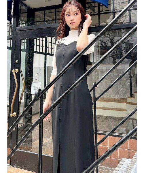 RESEXXY（リゼクシー）の「シアードッキングシャツワンピース