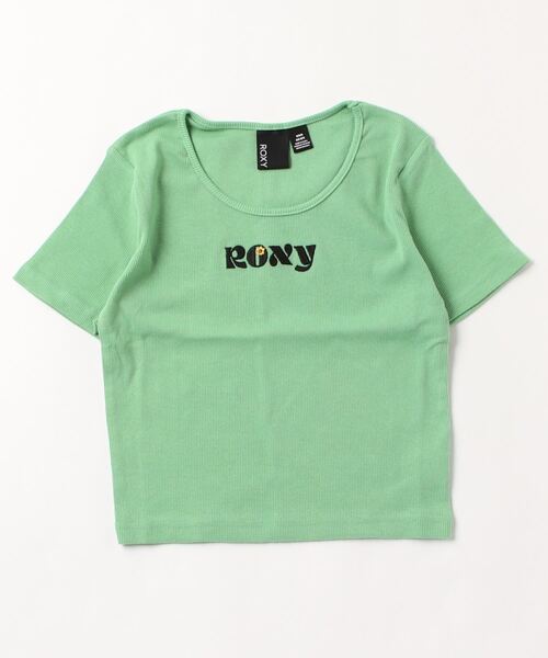 ROXY(ロキシー)の「ROXY/ロキシー Tシャツ RST232602T(Tシャツ/カットソー・レディース・ブラック/ホワイト×グリーン/ホワイト系その他/オフホワイト/ミント・L/M)」の5枚目の写真