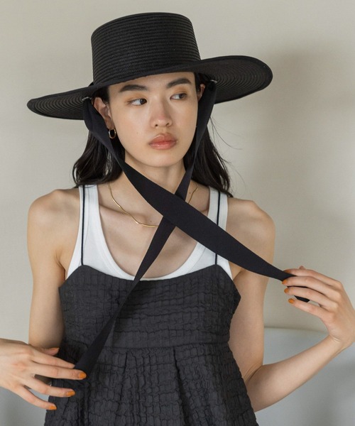 eL（エル）の「【eL】Piping Hat/905707（ハット・レディース・ブラック/ベージュ・FREE）」の11枚目の写真