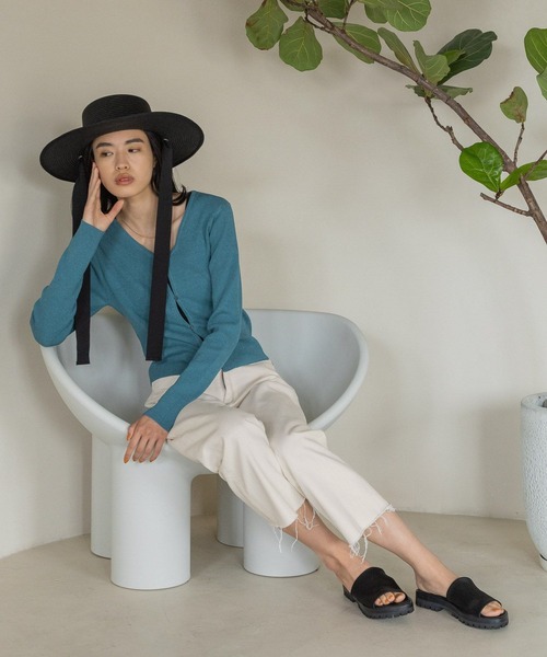 eL（エル）の「【eL】Piping Hat/905707（ハット・レディース・ブラック/ベージュ・FREE）」の13枚目の写真