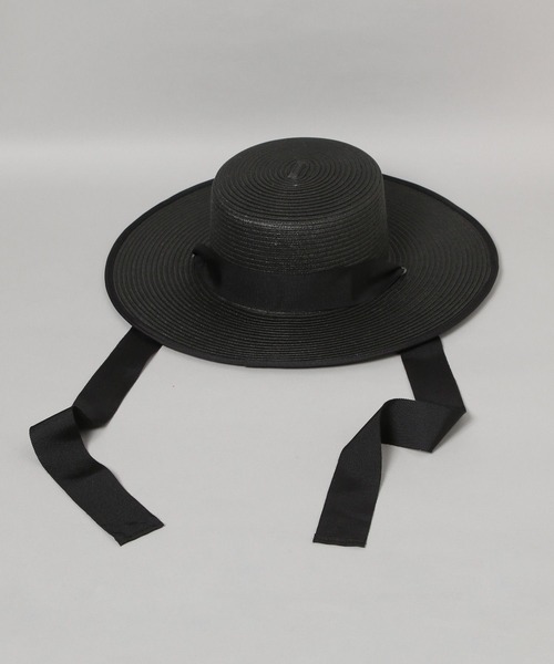 eL（エル）の「【eL】Piping Hat/905707（ハット・レディース・ブラック/ベージュ・FREE）」の6枚目の写真