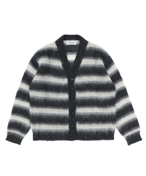 新品DISCOVERED MOHAIR BORDER KNIT CARDIGAN Mohair Bomber Cardigan 