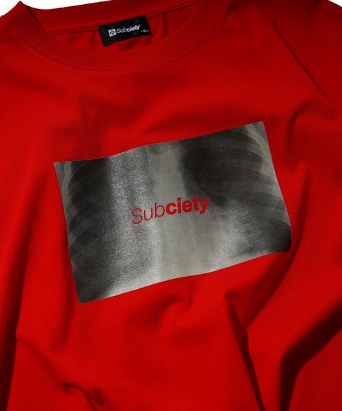 Subciety(サブサエティ)の「X-RATIO TEE(Tシャツ/カットソー・メンズ・レッド/ホワイト/ブラック/スミクロ・MEDIUM/LARGE/X-LARGE/XX-LARGE/SMALL)」の6枚目の写真